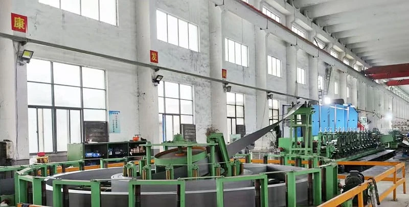 ACA-ERW TUBEMILL TUBEMILL تعمل في مصنع العملاء في الصين